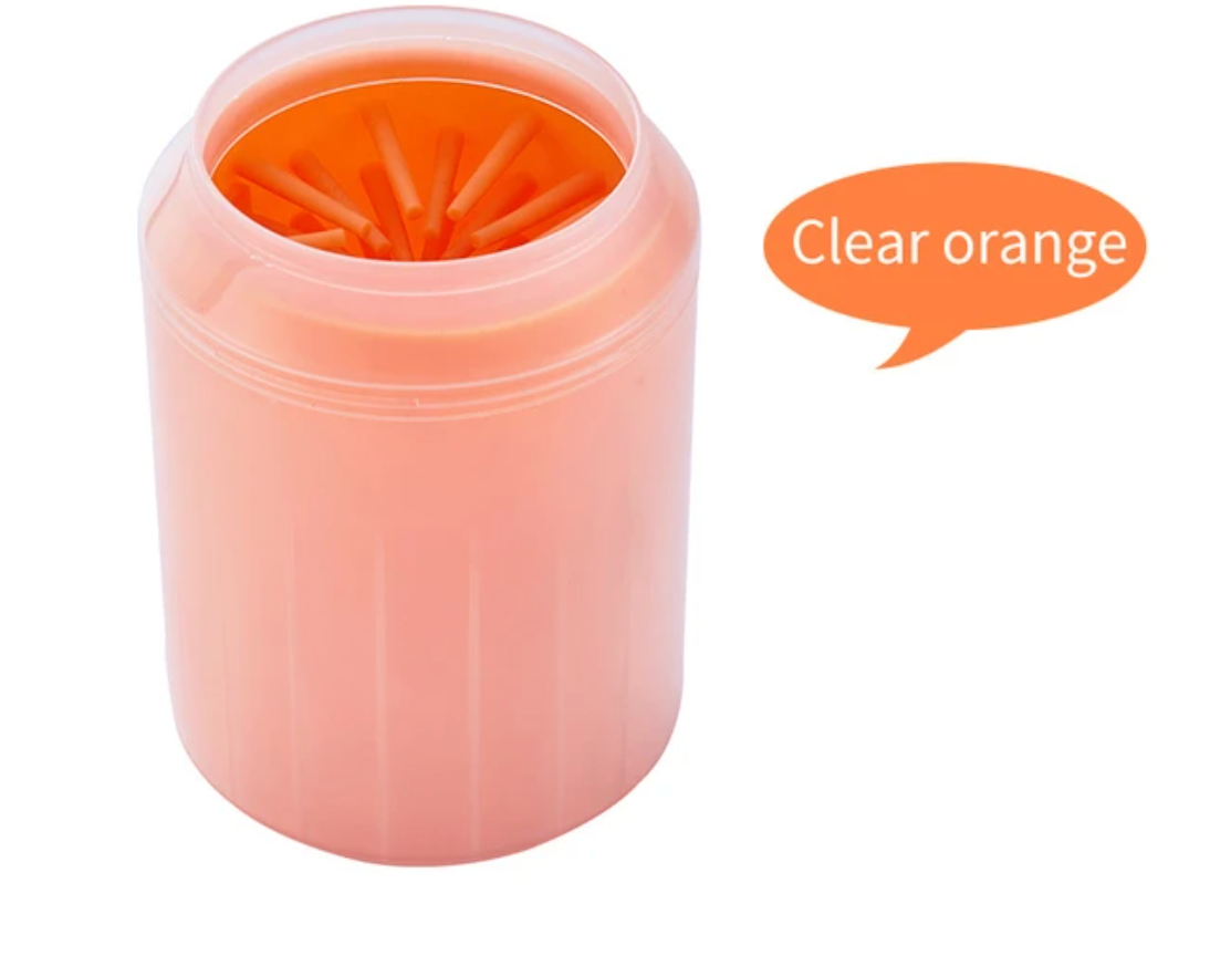 Portable Dog Paw Washer with Silicone Brush