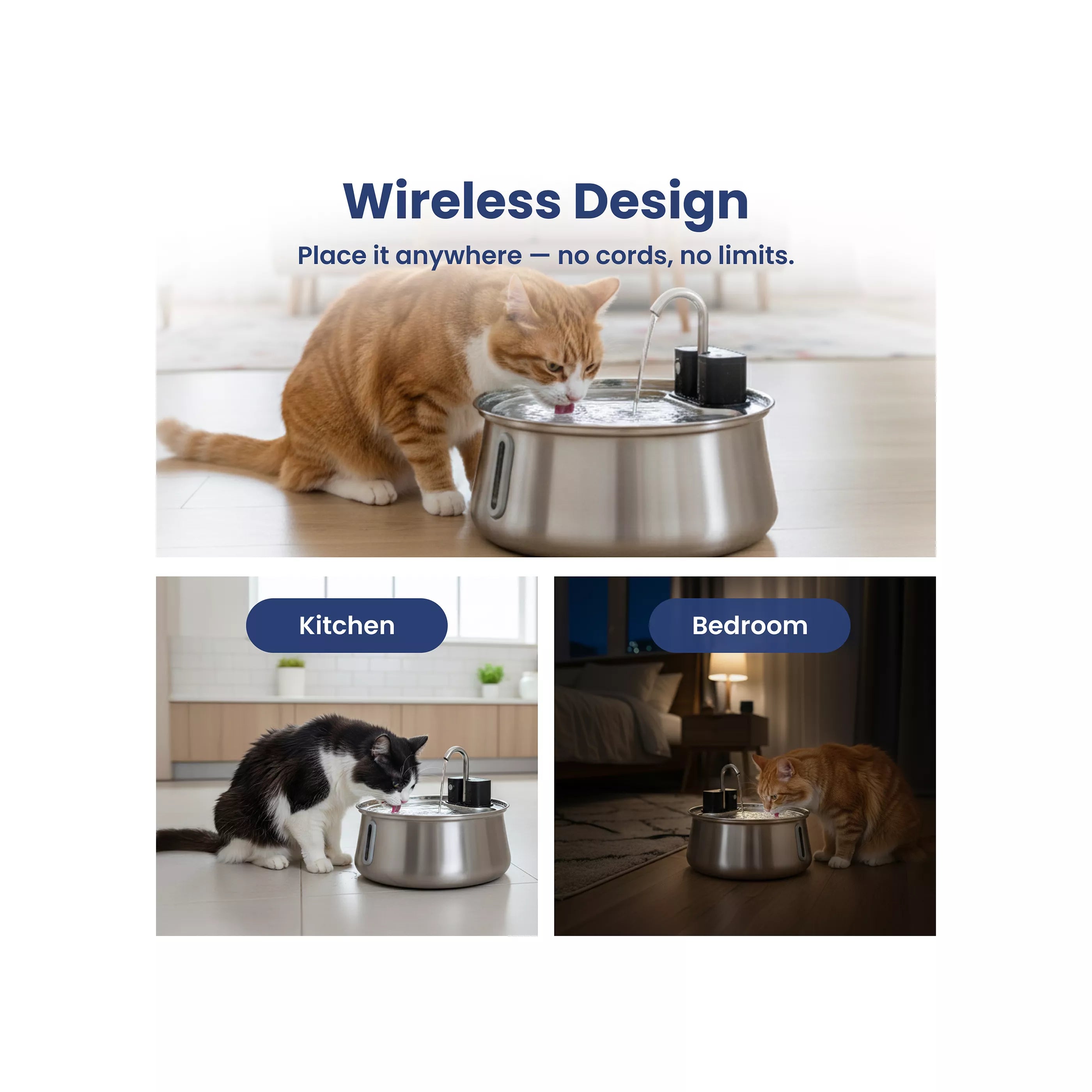 PurrStream Rechargeable Cat Fountain