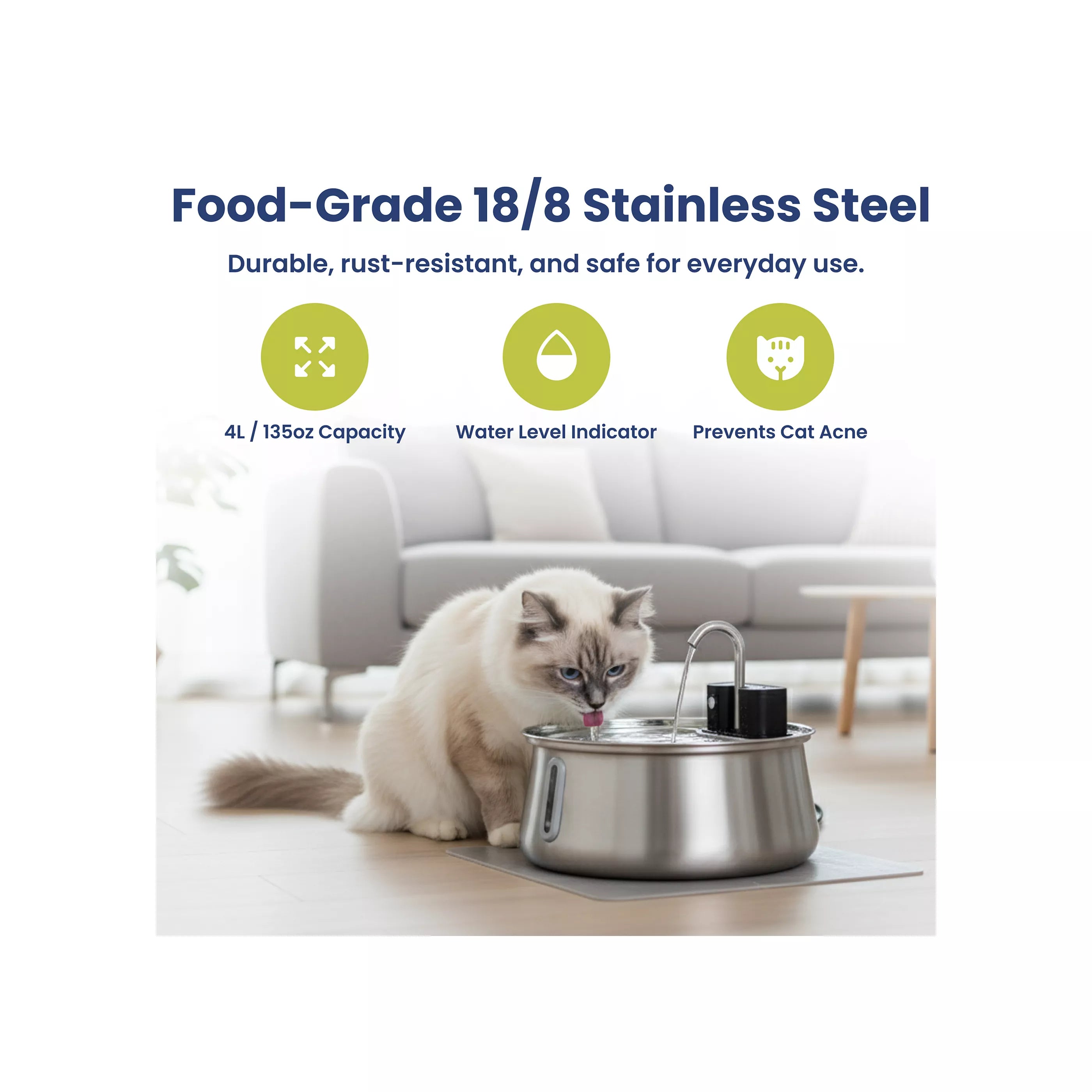 PurrStream Rechargeable Cat Fountain