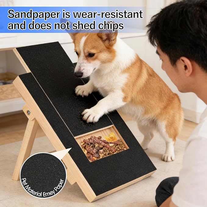 Dog Nail Scratch Board-Wooden Cat Scratching Pad