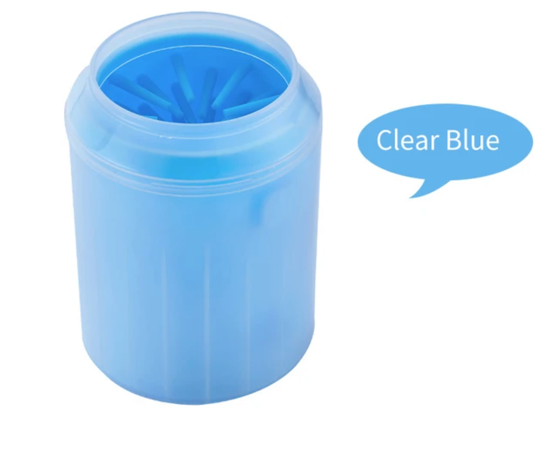Portable Dog Paw Washer with Silicone Brush