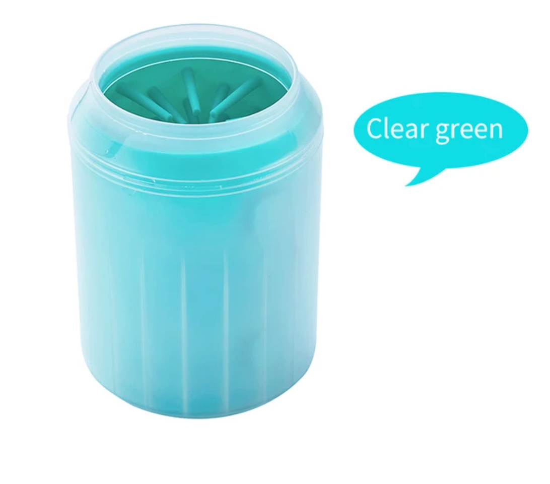 Portable Dog Paw Washer with Silicone Brush